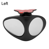 1 Piece 360 Degree Rotatable 2 Side Car Blind Spot Convex Mirror Automibile Exterior Rear View Parking Mirror Safety Accessories