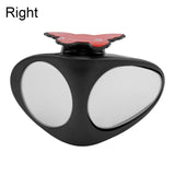 1 Piece 360 Degree Rotatable 2 Side Car Blind Spot Convex Mirror Automibile Exterior Rear View Parking Mirror Safety Accessories
