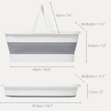 Foldable Wash Basin Mop Bucket Portable Collapsible Fishing Retractable Basin Camping Car Wash Bucket Home Ceaning Tools