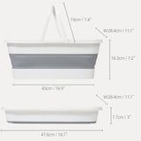 Foldable Wash Basin Mop Bucket Portable Collapsible Fishing Retractable Basin Camping Car Wash Bucket Home Ceaning Tools