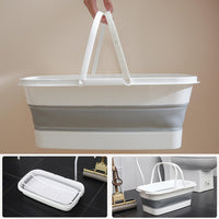 Foldable Wash Basin Mop Bucket Portable Collapsible Fishing Retractable Basin Camping Car Wash Bucket Home Ceaning Tools
