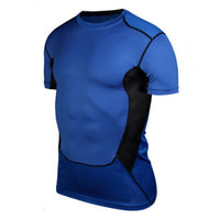 Men  s Compression Wear Under Pro Base Layer Short Sleeve T-Shirts   S-XXL