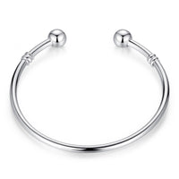 나나나나BAMOER 5 Style Silver Color LOVE Snake Chain Bracel