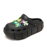 2022 Women Sandals Summer High Heels Light Hole Shoes Clogs EVA New Home Garden Ladies Girls Beach Flat Female Slippers