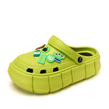 2022 Women Sandals Summer High Heels Light Hole Shoes Clogs EVA New Home Garden Ladies Girls Beach Flat Female Slippers