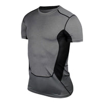 Men  s Compression Wear Under Pro Base Layer Short Sleeve T-Shirts   S-XXL