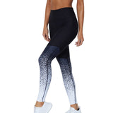 Laamei Printed Slim Fitness Leggings Women Compression Push Up Leggins Clothing Workout Printing Patchwork Trousers 2019