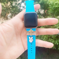 Silicone Strap Decorative Nails For Apple Watch Band Charms Metal Creativity Rivet Accessories for iwatch Rubber Bracelet
