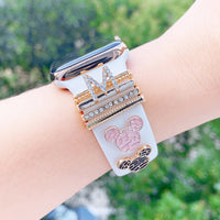 Silicone Strap Decorative Nails For Apple Watch Band Charms Metal Creativity Rivet Accessories for iwatch Rubber Bracelet