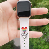 Silicone Strap Decorative Nails For Apple Watch Band Charms Metal Creativity Rivet Accessories for iwatch Rubber Bracelet