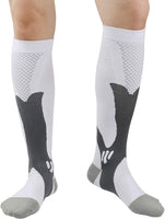 Brothock Compression Socks for Women & Men Presure Running Athletic Nursing Flight Travel Crossfit Curing Varicose Veins Socks