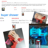 Bubble Machine Maker Gun