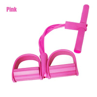 Fitness Resistance Bands 4 Tube Tension band Pedal Ankle Puller Fitness Sit-ups pPull Rope Gym Sport Workout Fitness band