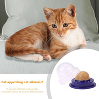 Healthy Cat Snacks Catnip Sugar Candy Licking Solid Nutrition Gel Energy Ball Toy for Cat Increase Drinking Water Help Digestion