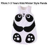 Panda Fox Baby Sleeping Bag Cotton Infant Sleeping Sack Baby Winter Sleeping Bag Children Kids Child Pajamas Newborn Sleep Sack