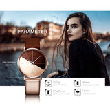 Shengke Original Waterproof Relogio Feminino Leather Women's Watches Japanese Quartz Montre Feminino Creative Design Dial  Clock