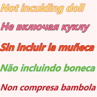 Snowsnowtest32 Item/Set Doll Accessories=10 Pcs Doll Clothes Dress+4 Glasses+6 Plastic Necklace+2 Handbag+10 Pairs Shoes for Barbie doll