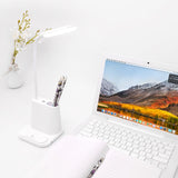 USB Rechargeable LED Desk Lamp Touch Dimming Adjustment Table Lamp for Children Kids Reading Study Bedside Bedroom Living Room