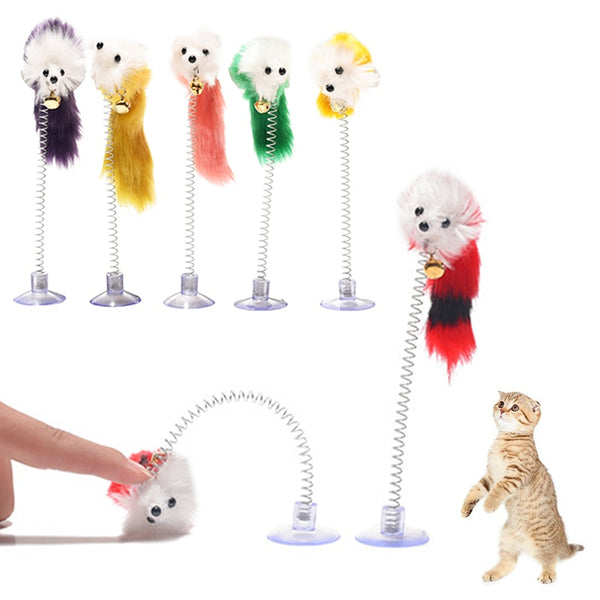 Colour Plastic Cat Toys