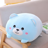 20/60CM Kawaii Elephant Dinosaur Pig Cat Bear Panda Hamster Deer Soft Plush Stuffed Doll Baby Pillow Birthday Gift Toys