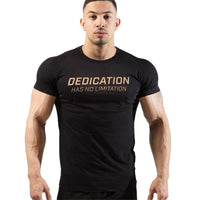 New male T shirt Gyms Tight Cotton T-shirt Mens Bodybuilding Casual Short sleeve Tees Brand Clothing Leisure sport Men Tops