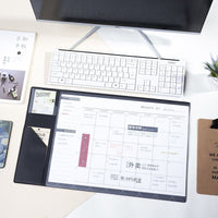 MINKYS 53CM X 31CM Thickened Waterproof Desk Mat Mouse Pad Desktop Organizer Korean School Office Stationery Accessories