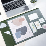 MINKYS 53CM X 31CM Thickened Waterproof Desk Mat Mouse Pad Desktop Organizer Korean School Office Stationery Accessories