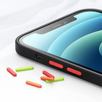 Luxury Shockproof Matte Bumper Phone Case for Iphone 11 13 12 Pro Max Mini X XR Xs 8 6 7 plus Soft Silicone Transparent Cover