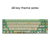 New 68/100 Keys Lofree Theme Keycap Wireless Bluetooth For Mechanical Keyboard Originality Dye Sublimation PBT Keycap
