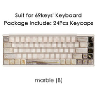 New 68/100 Keys Lofree Theme Keycap Wireless Bluetooth For Mechanical Keyboard Originality Dye Sublimation PBT Keycap