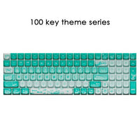 New 68/100 Keys Lofree Theme Keycap Wireless Bluetooth For Mechanical Keyboard Originality Dye Sublimation PBT Keycap