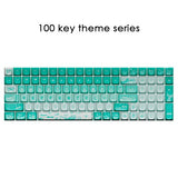 New 68/100 Keys Lofree Theme Keycap Wireless Bluetooth For Mechanical Keyboard Originality Dye Sublimation PBT Keycap