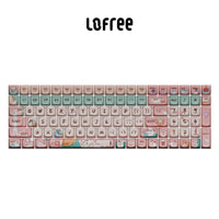 Youpin Lofree 68/100keys Keyboard Keycaps Set Custom Keycap Mechanical Keyboard Accessories DIY Desktop Non-keyboard for Pc