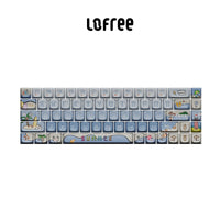 Youpin Lofree 68/100keys Keyboard Keycaps Set Custom Keycap Mechanical Keyboard Accessories DIY Desktop Non-keyboard for Pc