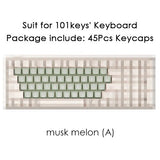 New 68/100 Keys Lofree Theme Keycap Wireless Bluetooth For Mechanical Keyboard Originality Dye Sublimation PBT Keycap