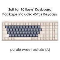 New 68/100 Keys Lofree Theme Keycap Wireless Bluetooth For Mechanical Keyboard Originality Dye Sublimation PBT Keycap