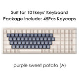 New 68/100 Keys Lofree Theme Keycap Wireless Bluetooth For Mechanical Keyboard Originality Dye Sublimation PBT Keycap