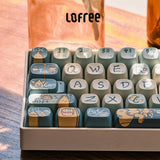 Youpin Lofree 68/100keys Keyboard Keycaps Set Custom Keycap Mechanical Keyboard Accessories DIY Desktop Non-keyboard for Pc