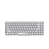 Lofree 1% Transparent Wireless Bluetooth Hotswap Mechanical Keyboard Desktop 68 Keys Keyboard for Pc Laptop Gaming Accessories
