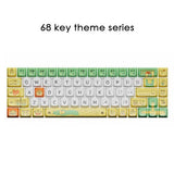 New 68/100 Keys Lofree Theme Keycap Wireless Bluetooth For Mechanical Keyboard Originality Dye Sublimation PBT Keycap