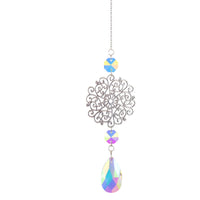 Moon And Sun Suncatcher Crystal Rainbow Catcher Garden Decoration Stained Glass Rainbow Maker Silver Prism Window Pendant 2022