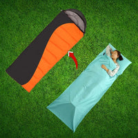 in The Last Two Days Portable Single/Doubles Sleeping Bag Liner Travel and Camping Sheet Traveling Sleeping Bag Liner for Camping/Train Hotel Bedding Sack Easy Clean