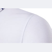 Men'S Polo Shirts Sportswear Casual Long Sleeve Tops Men'S Fashion Print Clothing
