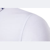 Men'S Polo Shirts Sportswear Casual Long Sleeve Tops Men'S Fashion Print Clothing