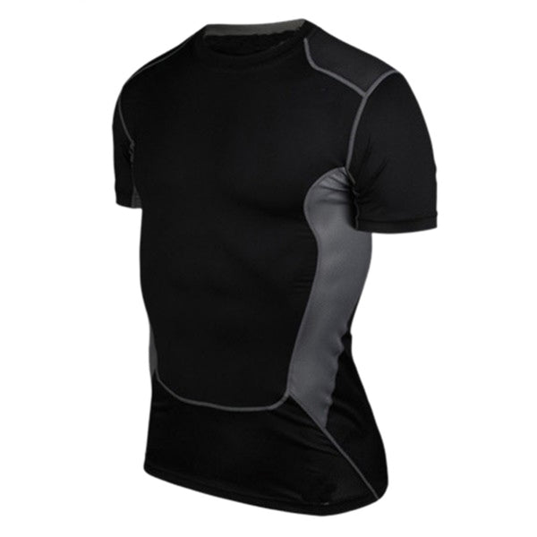 Men  s Compression Wear Under Pro Base Layer Short Sleeve T-Shirts   S-XXL