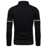 Men'S Polo Shirts Sportswear Casual Long Sleeve Tops Men'S Fashion Print Clothing