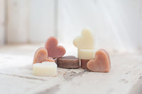 All Natural Mini Soap Hearts - Handmade