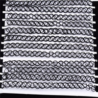 New Collares Vintage Stretch Tattoo Choker Necklaces for Women Girl Charm Gothic Elastic Necklace Female Wedding Gift