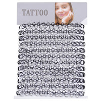 New Collares Vintage Stretch Tattoo Choker Necklaces for Women Girl Charm Gothic Elastic Necklace Female Wedding Gift