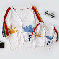 Family Sweaters  Fashion  Pullovers Autumn Winter Mommy and Me Mother Daughter Clothes Family Clothing Mom Son Outfits